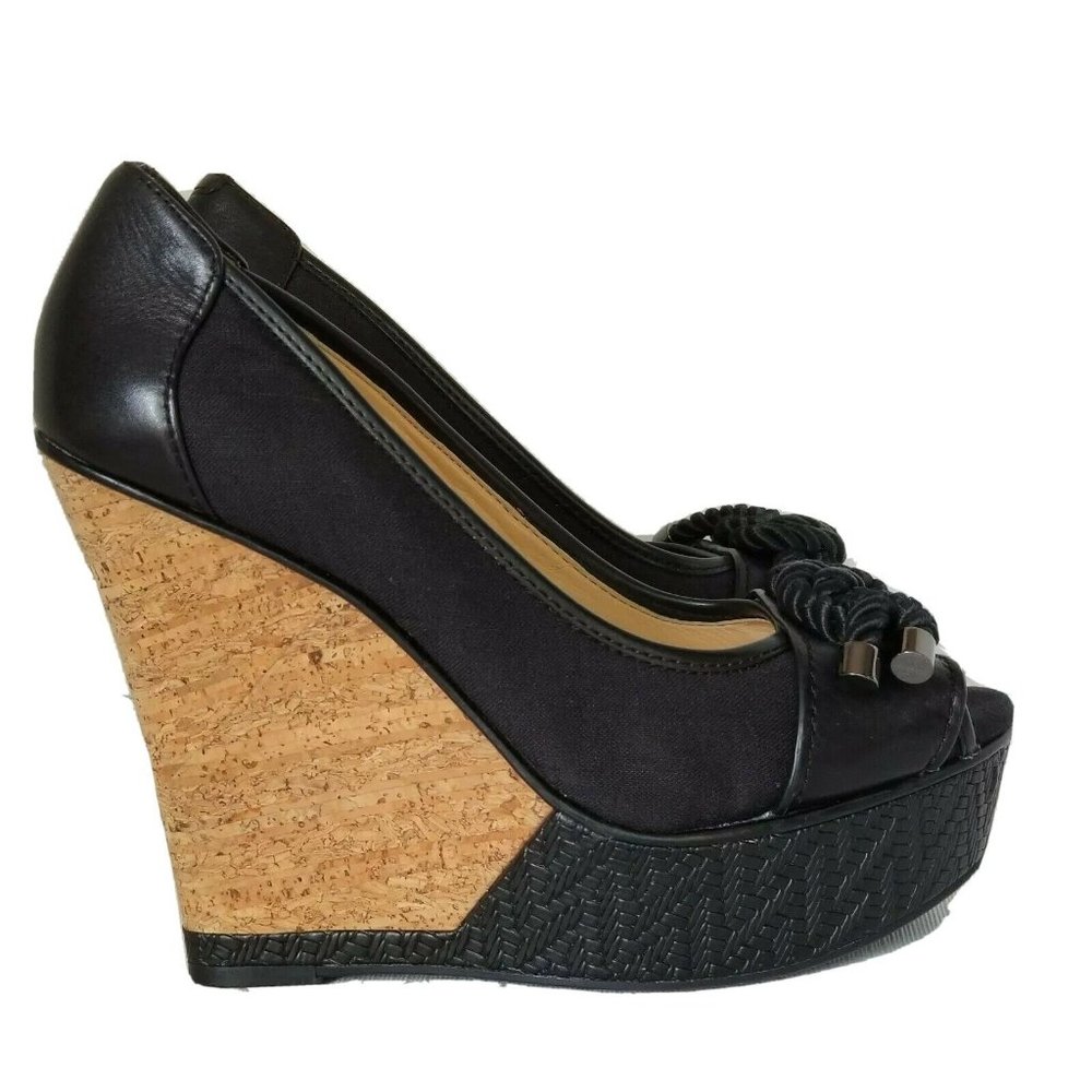 Gianni Bini Womens Cork Wedge Heels  Size 7.5 M